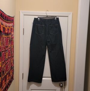 Zara Jogger Wide Leg Jeans Women Size Large Worn Once